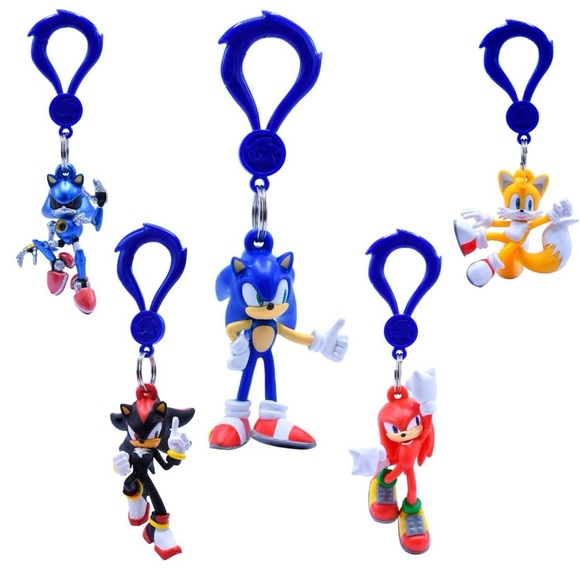 NWT Unopened SEGA Sonic The Hedgehog 5 Figurine
Backpack Keychain Collection Set - Picture 2 of 6